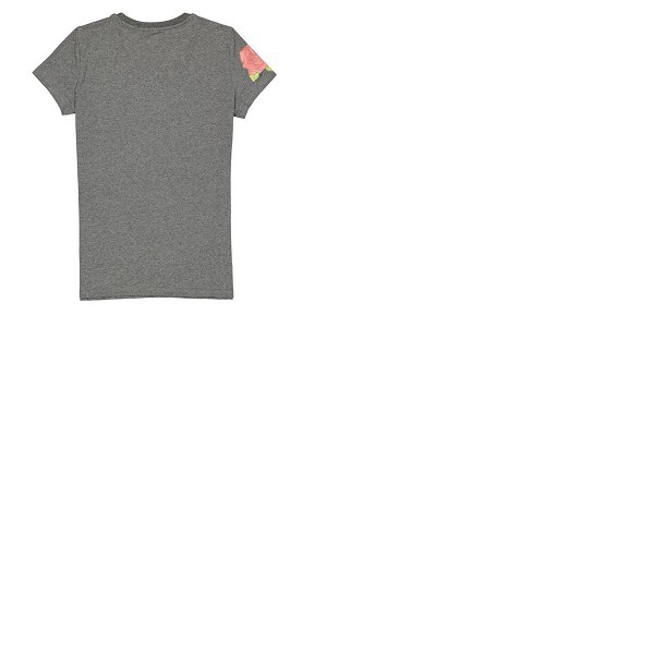  Philipp Plein Ladies Cotton Jersey Crystal Heart T-shirt F17CWTK0123PJY002N1048