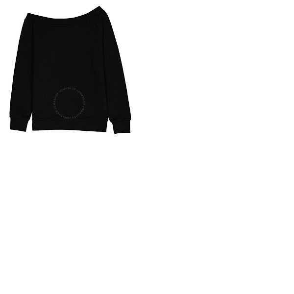  Philipp Plein Ladies Black/Multi Crystal Cotton Jersey Sweatshirt F17CWJO0057PJO002N02