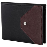 Picasso and Co Black/Burgundy Wallet PLG1767BLK