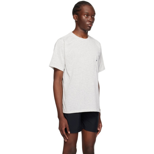  Pilgrim Surf + Supply Gray Pocket T-Shirt 231972M213000