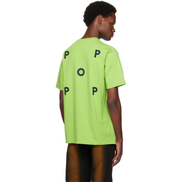  Pop Trading Company Green Printed T-Shirt 232959M213018
