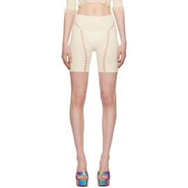 Poster Girl SSENSE Exclusive Yellow Brianna Shorts 231770F088004