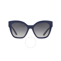 Prada Polarized Grey Gradient Butterfly Ladies Sunglasses PR 17ZS 18D5W1 54