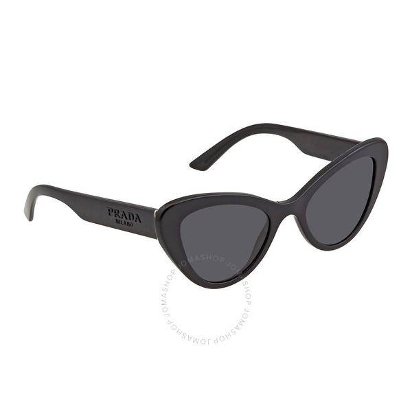 프라다 Prada Dark Gray Cat Eye Ladies Sunglasses PR 13YS 1AB5S0 52