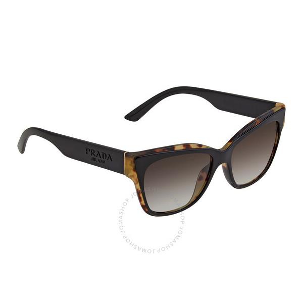 프라다 Prada Brown Gradient Cat Eye Ladies Sunglasses PR 23XS 3890A7 53