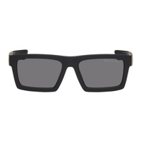 Prada Eyewear Black Linea Rossa Active Sunglasses 241208M134012