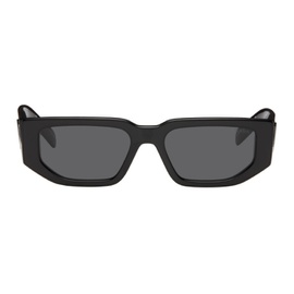 Prada Eyewear Black Rectangular Sunglasses 242208F005043