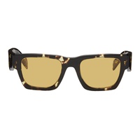 Prada Eyewear Brown Square Sunglasses 241208F005019
