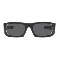 Prada Eyewear Black Linea Rossa Sport Sunglasses 241208M134042