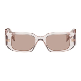 Prada Eyewear Pink Symbole Sunglasses 242208F005021