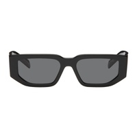 Prada Eyewear Black Logo Sunglasses 242208M134058