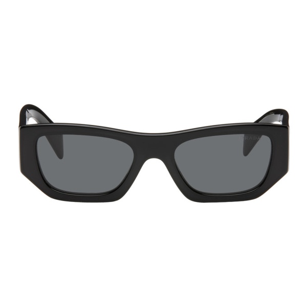  Prada Eyewear Black Logo Sunglasses 242208M134057