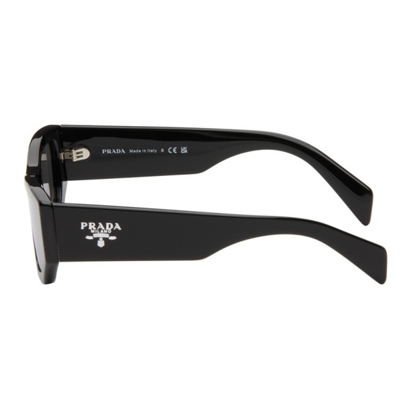  Prada Eyewear Black Logo Sunglasses 242208M134057