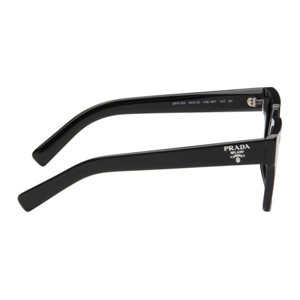  Prada Eyewear Black Square Sunglasses 242208M134060