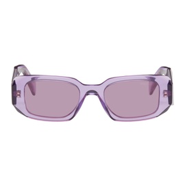 Prada Eyewear Purple Symbole Sunglasses 242208F005059