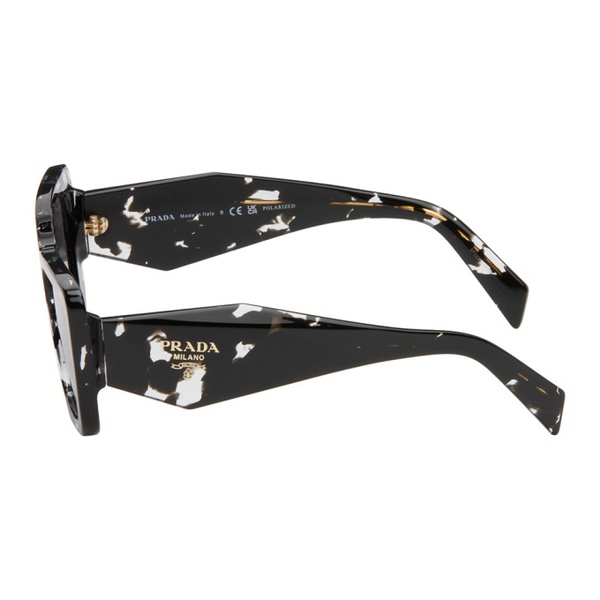  Prada Eyewear Black Symbole Sunglasses 242208F005041