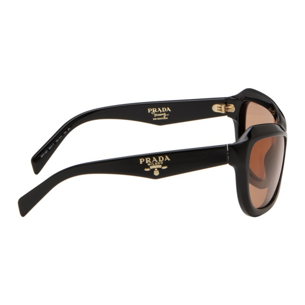  Prada Eyewear Black Swing Sunglasses 242208F005018