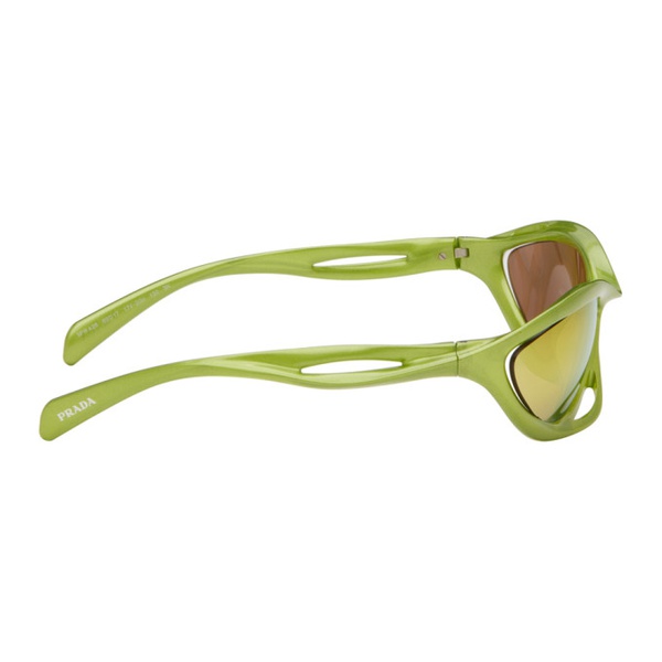  Prada Eyewear Green Runway Sunglasses 242208F005061