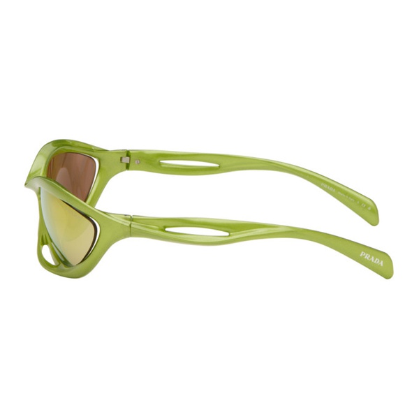  Prada Eyewear Green Runway Sunglasses 242208F005061