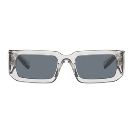 Prada Eyewear Transparent Rectangular Sunglasses 242208F005049