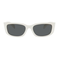 Prada Eyewear White Symbole Sunglasses 242208M134028