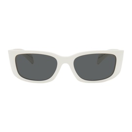 Prada Eyewear White Symbole Sunglasses 242208M134028
