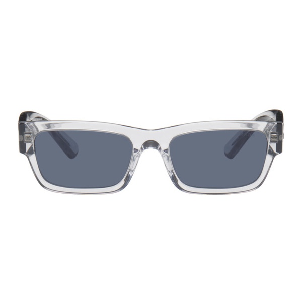  Prada Eyewear Transparent Rectangular Sunglasses 242208M134018