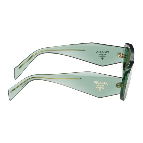  Prada Eyewear Green Symbole Sunglasses 242208M134047
