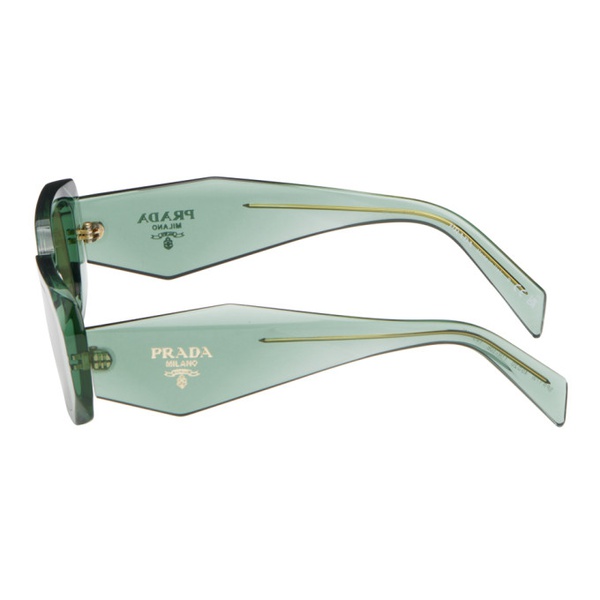  Prada Eyewear Green Symbole Sunglasses 242208M134047