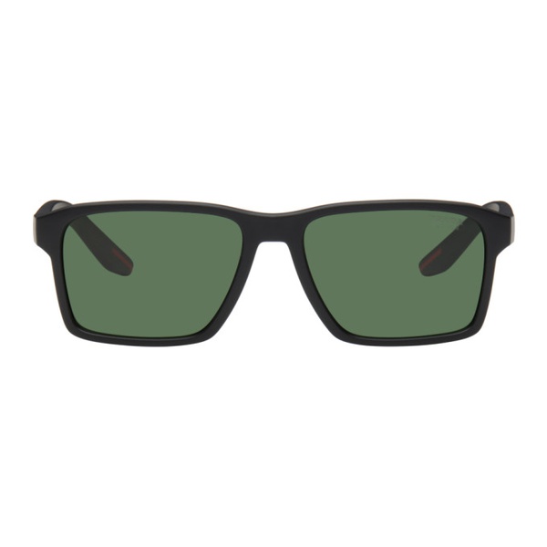  Prada Eyewear Black Linea Rossa Sunglasses 242208M134011