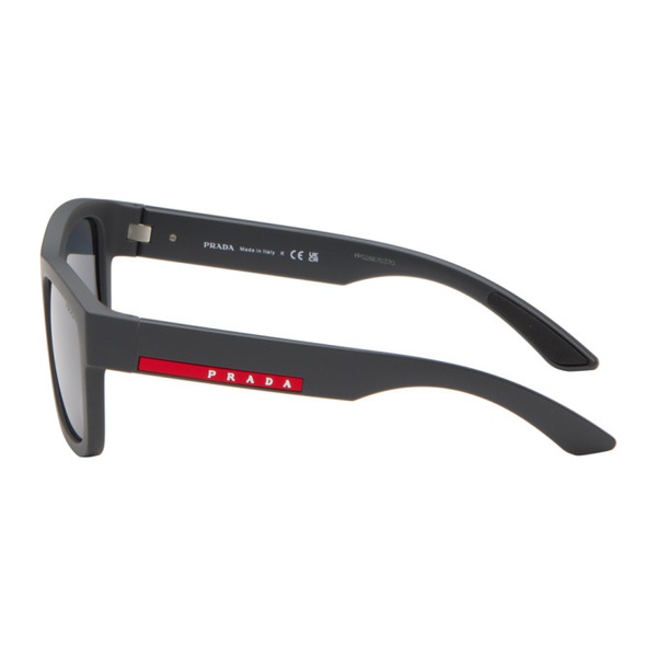  Prada Eyewear Gray Linea Rossa Active Sunglasses 242208M134013