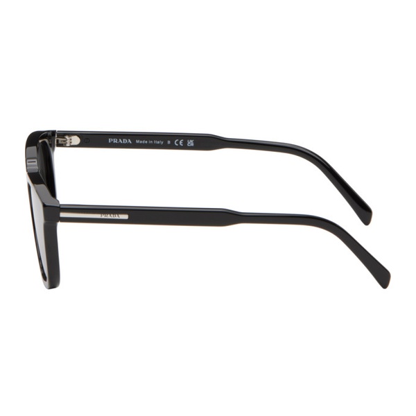  Prada Eyewear Black Square Sunglasses 242208M134046