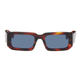 Prada Eyewear Brown Symbole Sunglasses 242208M134050