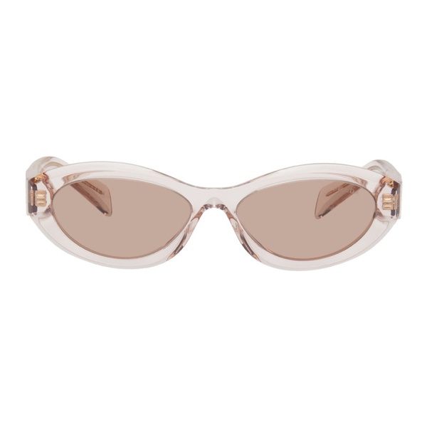  Prada Eyewear Pink Symbole Sunglasses 242208F005031