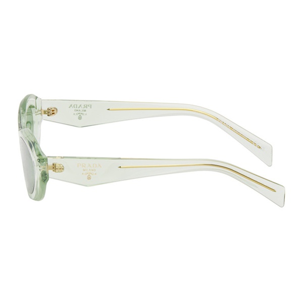  Prada Eyewear Green Symbole Sunglasses 242208F005040