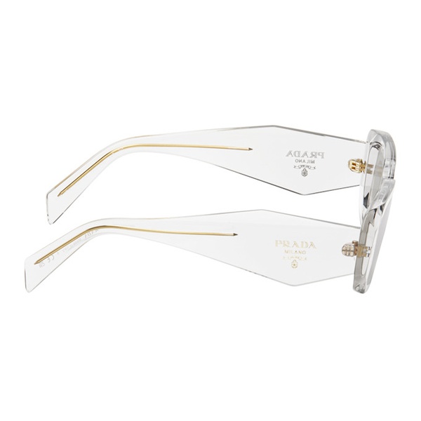  Prada Eyewear Gray Symbole Sunglasses 242208F005058