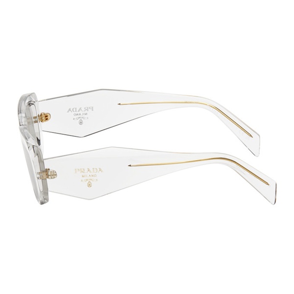  Prada Eyewear Gray Symbole Sunglasses 242208F005058