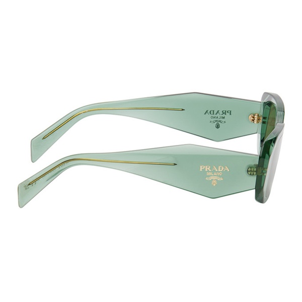  Prada Eyewear Green Symbole Sunglasses 242208F005060