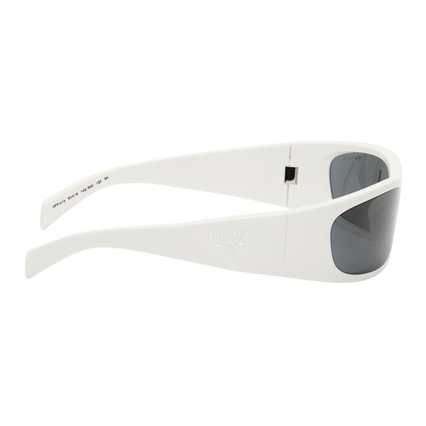  Prada Eyewear White Symbole Sunglasses 242208F005065