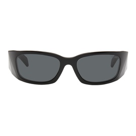 Prada Eyewear Black Symbole Sunglasses 242208F005066