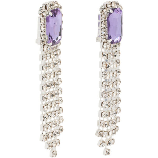  Pristine Silver & Purple Coquine Earrings 232718F022000