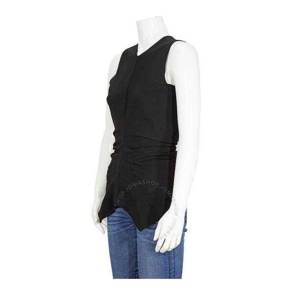  프로엔자 슐러 Proenza Schouler Ladies Black Textured Crepe Sleeveless Top R1934001-200