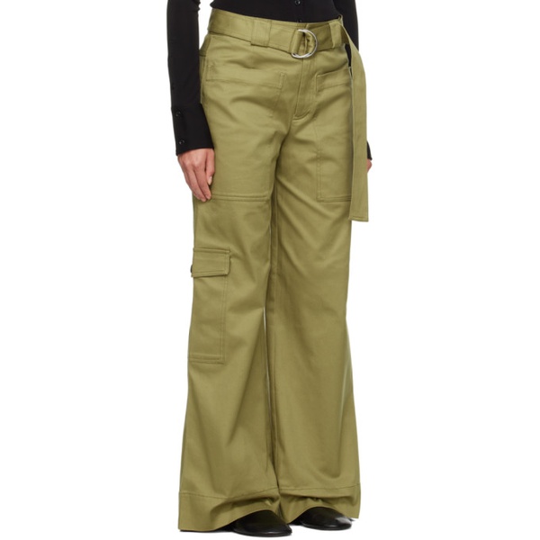  Khaki 프로엔자 슐러 Proenza Schouler White Label Belted Trousers 232288F087001