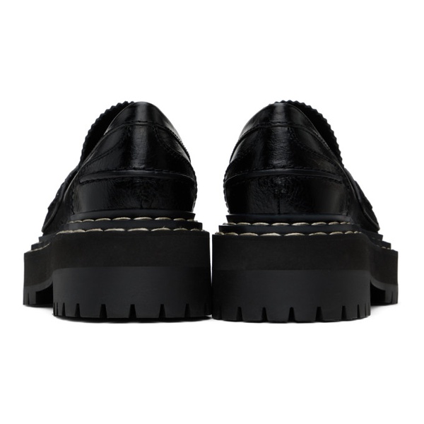  프로엔자 슐러 Proenza Schouler Black Lug Sole Platform Loafers 241288F121001