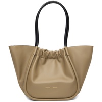 프로엔자 슐러 Proenza Schouler Taupe Large Ruched Tote 231288F049013