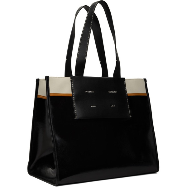  Black 프로엔자 슐러 Proenza Schouler White Label XL Morris Tote 241288F049001