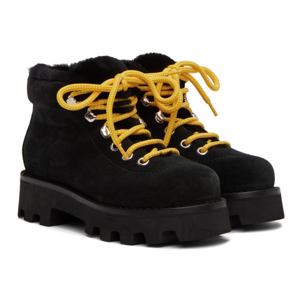  프로엔자 슐러 Proenza Schouler Black Suede Hiking Boots 222288F113052