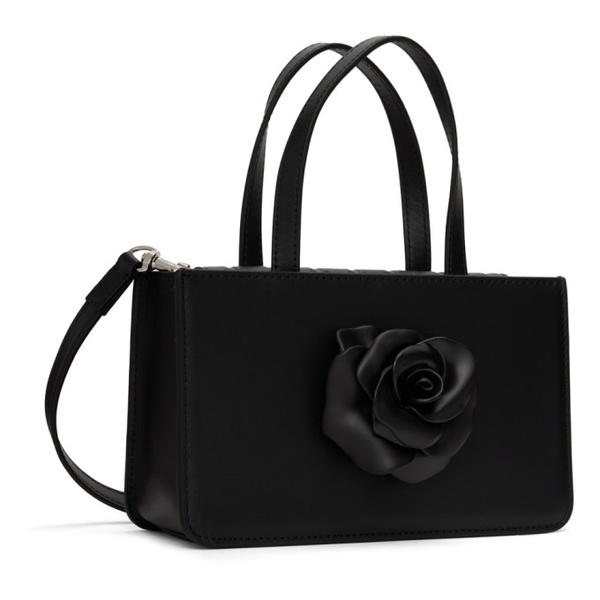  Puppets and Puppets Black Small Rose Bag 232956F046008