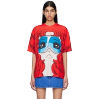 푸시버튼 Pushbutton SSENSE Exclusive Red Goggle Girl T-Shirt 231252F110069