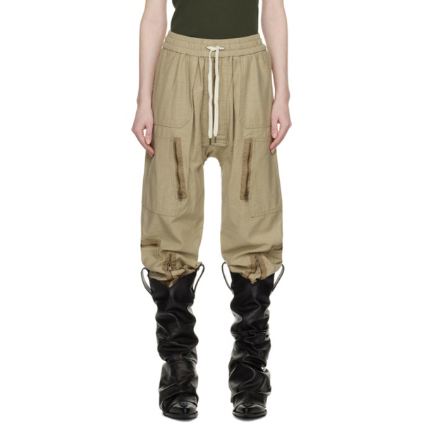  알썰틴 R13 Khaki Flight Lounge Pants 231021F086001